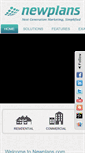 Mobile Screenshot of newplans.com